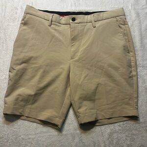 Kenneth Cole Awearness Slim Fit 36 Tan Men’s Shorts